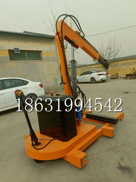 兴平市自卸车厢随车吊 自制轮式四不像起重机 四驱平板吊 5吨 贵盛